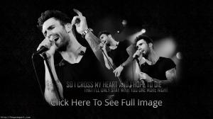 Adam Levine Maroon 5 black and white wallpaper thumb