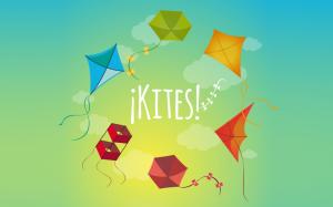 Colourful Kites On Sky wallpaper thumb