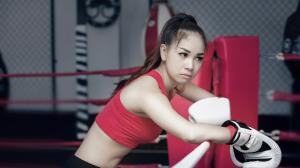 Sports, boxing, girl wallpaper thumb