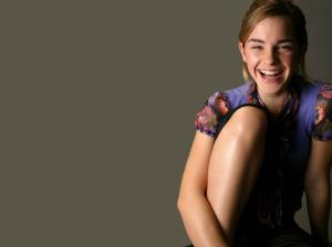 Emma Watson Laughing HD wallpaper thumb