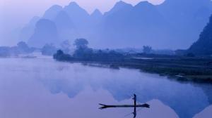 Li River At Dawn In Yangshou China wallpaper thumb