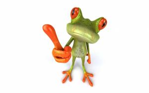 Funny Frog wallpaper thumb