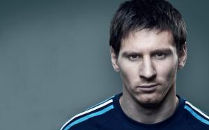 Lionel Messi, FC Barcelona, Footballer, Face wallpaper thumb