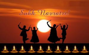 Happy Subh Navratri HD Indian Festival Photo wallpaper thumb