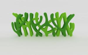 Green corals wallpaper thumb