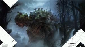 Cemetery Tombstones Drawing Giant Magic: The Gathering HD wallpaper thumb