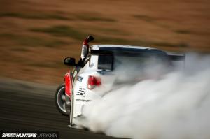 Scion TC Drift Smoke HD wallpaper thumb