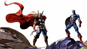 Thor Captain America Avengers HD wallpaper thumb
