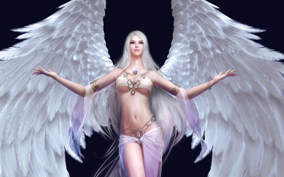 Girl white angel's wings wallpaper,Girl HD wallpaper,White HD wallpaper,Angel HD wallpaper,Wings HD wallpaper,2560x1600 wallpaper