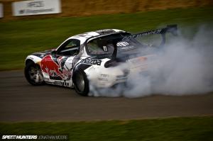 Mazda RX-7 Drift Smoke HD wallpaper thumb