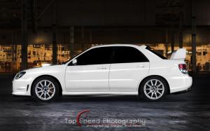 White 2006 Subaru Impreza Wrx Sti wallpaper thumb