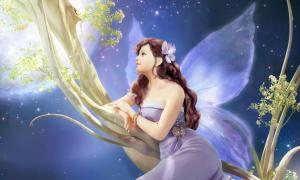 girl, fantasy, fairy, tree wallpaper thumb