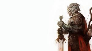Knight holding a sword wallpaper thumb