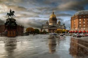 St Petersburg, rain wallpaper thumb