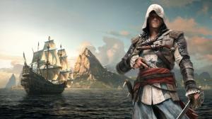Assassin's Creed Black Flag Pirate Schooner Ship Sail Ship Pistol Sword Hood HD wallpaper thumb