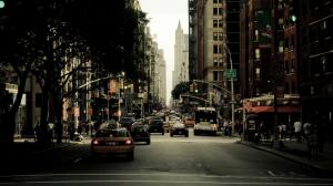 Street, Cars, Buildings, City wallpaper thumb
