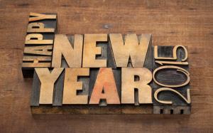 3D Happy New Year 2015 wallpaper thumb