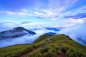 taiwan, nantou, mountains, clouds, fog wallpaper thumb