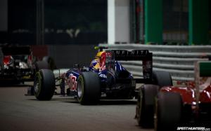 Race Track Formula One F1 Race Cars HD wallpaper thumb