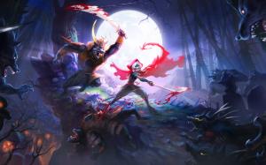 Akaneiro Demon Hunters Game wallpaper thumb