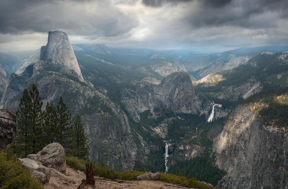Yosemite National Park wallpaper,forest HD wallpaper,landscape HD wallpaper,clouds HD wallpaper,mountains HD wallpaper,valley HD wallpaper,nature & landscapes HD wallpaper,1920x1265 wallpaper
