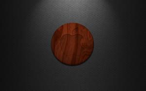 Apple Wood Logo wallpaper thumb