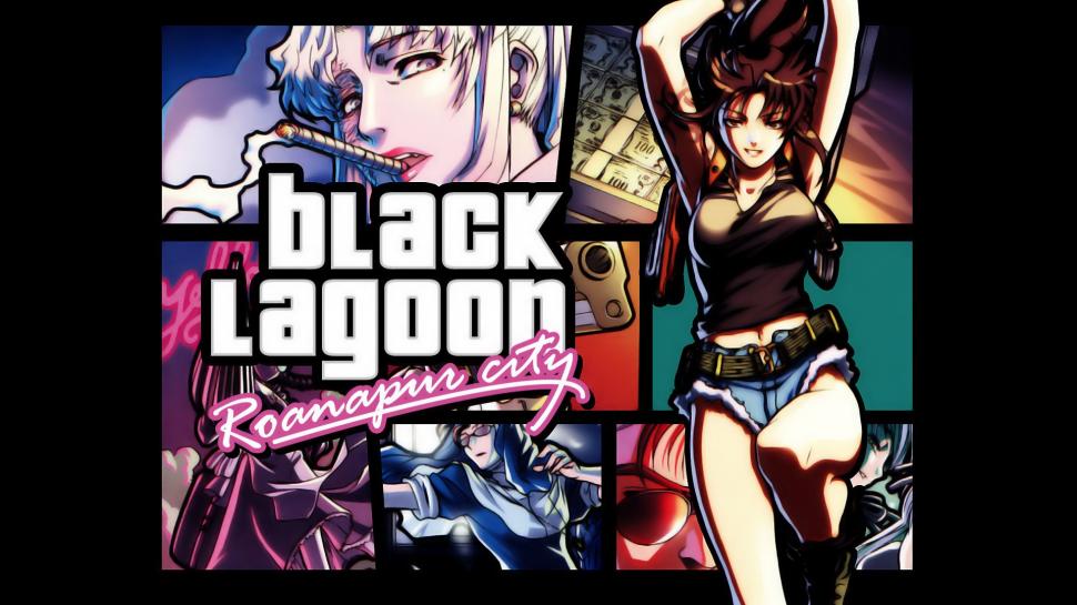 Black Lagoon Manga Anime HD wallpaper,cartoon/comic HD wallpaper,anime HD wallpaper,black HD wallpaper,manga HD wallpaper,lagoon HD wallpaper,1920x1080 wallpaper