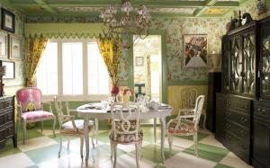 Interior design, home, villa, dining wallpaper thumb