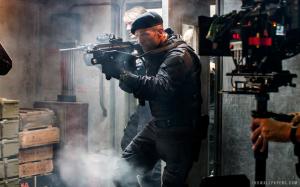 Jason Statham in The Expendables 3 Shooting wallpaper thumb