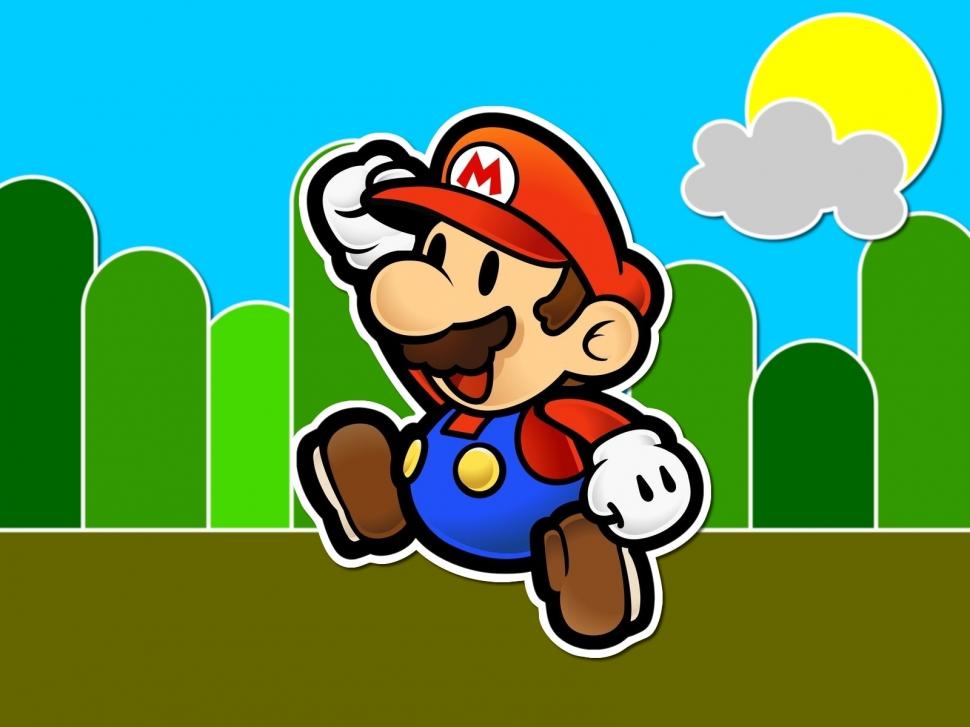 Mario Jump Nintendo HD wallpaper,video games wallpaper,mario wallpaper,nintendo wallpaper,jump wallpaper,1600x1200 wallpaper