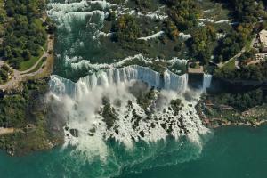 Waterfall Aerial View wallpaper thumb