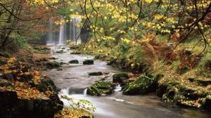 Sgwd-yr-eira Waterfalls In Wales wallpaper thumb