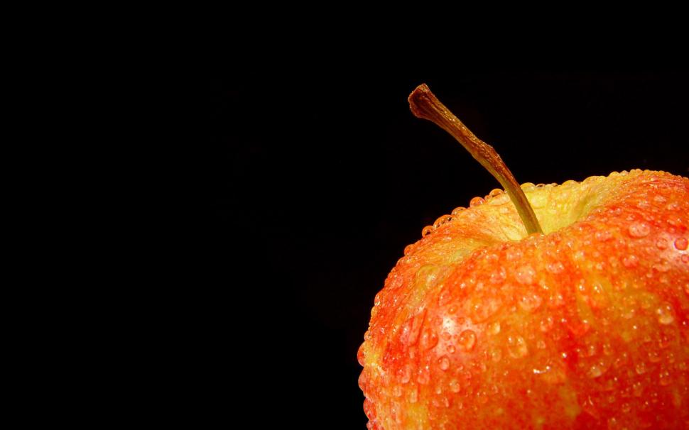 Red Apple With Water Drops wallpaper,Other HD wallpaper,1920x1200 wallpaper