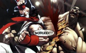Street Fighter Fight Ryu Sagat HD wallpaper thumb