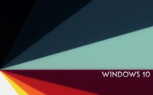 Windows 10, abstract background wallpaper thumb