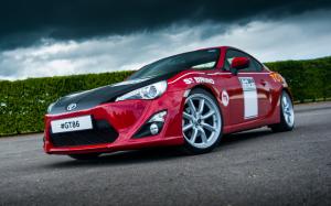 2015 Toyota GT86 red car front view wallpaper thumb