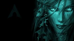 World of Warcraft WOW Face Green Archlinux HD wallpaper thumb
