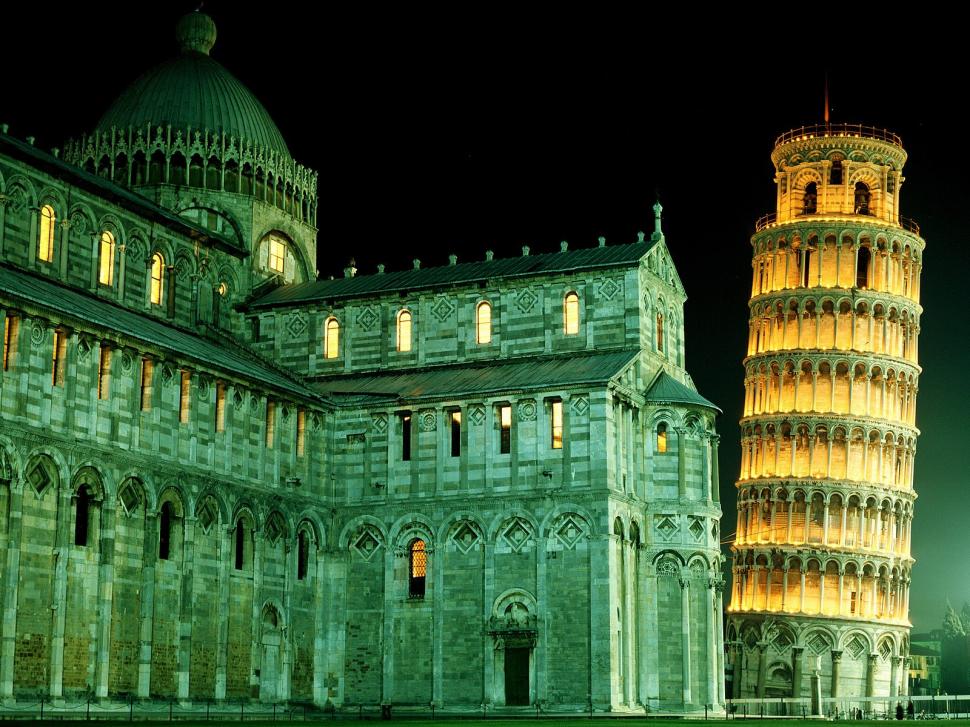 Duomo Leaning Tower Pisa Italy wallpaper,tower wallpaper,leaning wallpaper,italy wallpaper,pisa wallpaper,duomo wallpaper,1600x1200 wallpaper