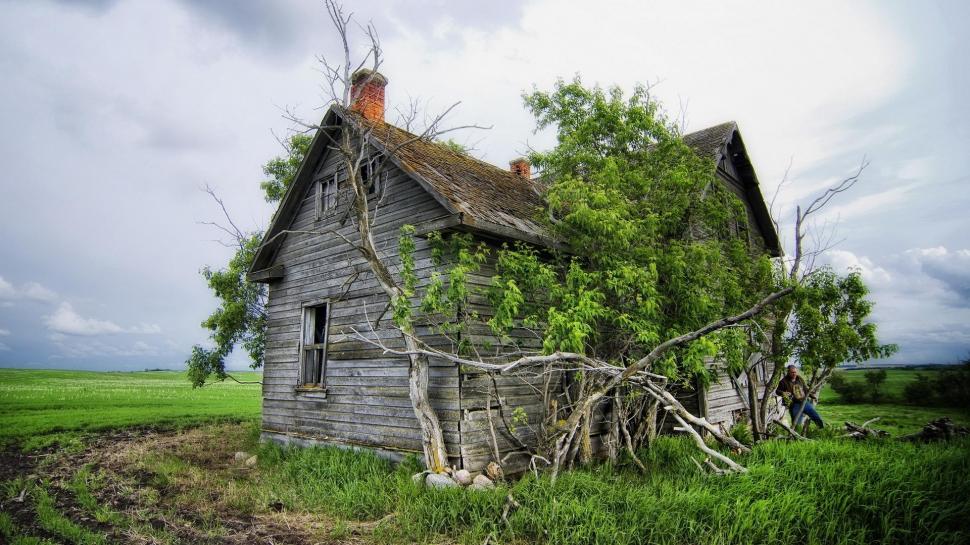 Old Timber House wallpaper,countryside HD wallpaper,timber houses HD wallpaper,rotting homesteads HD wallpaper,rural places HD wallpaper,nature HD wallpaper,nature & landscapes HD wallpaper,1920x1080 wallpaper