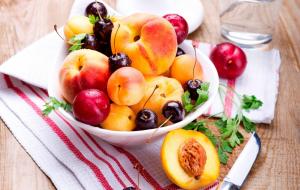 peaches, apricots, plums, cherries wallpaper thumb