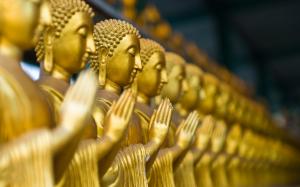 Buddha, Depth Of Field, Blurred, Photography, Macro, Gold wallpaper thumb
