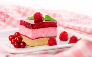 Dessert, cake, berries wallpaper thumb