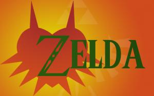 Zelda Orange Majora's Mask Triforce Nintendo HD wallpaper thumb