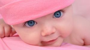 Cute Pink Baby  High Res Stock Photos wallpaper thumb