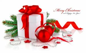 christmas and happy new year gifts wallpaper thumb