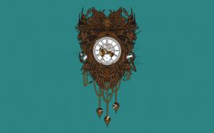 jared nickerson, art, vector, clock, time wallpaper thumb