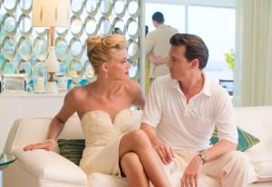 Amber Heard and Johnny Depp in The Rum Diary wallpaper thumb