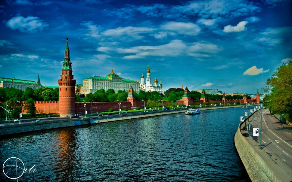 The Kremlin Moscow wallpaper,hdr HD wallpaper,kremlin HD wallpaper,moscow HD wallpaper,river HD wallpaper,2560x1600 wallpaper