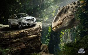 Mercedes Benz GLE Coupe Jurassic World wallpaper thumb