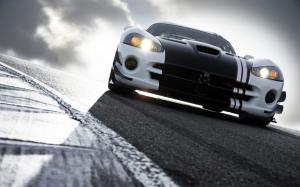 Dodge Viper ACR Race Track Lights HD wallpaper thumb